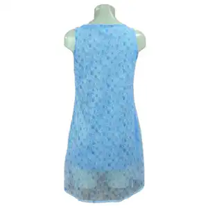 Vestido camiseta con refajo miniatura 2